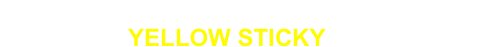 If successful, the screen below will show up
READ THE YELLOW STICKY 