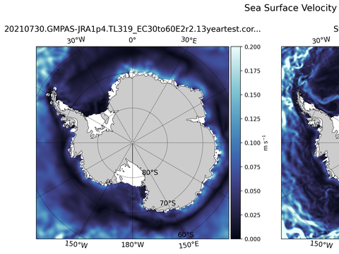 Antarctic Velocity Magnitude