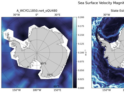 Antarctic Velocity Magnitude