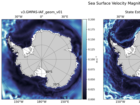 Antarctic Velocity Magnitude