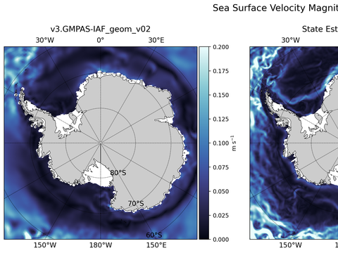 Antarctic Velocity Magnitude