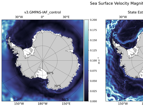 Antarctic Velocity Magnitude