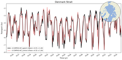 Transport through the Denmark Strait Transect