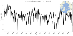 Transport through the Denmark Strait Transect