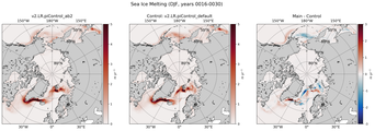 DJF DJF Climatology Map of Northern-Hemisphere Sea Ice Melting