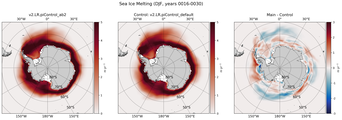 DJF DJF Climatology Map of Southern-Hemisphere Sea Ice Melting