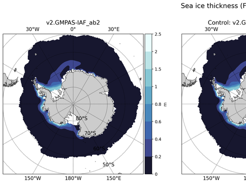 Antarctic Extended Southern-Hemisphere Sea-Ice Thickness