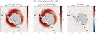 DJF DJF Climatology Map of Southern-Hemisphere Sea Ice Melting