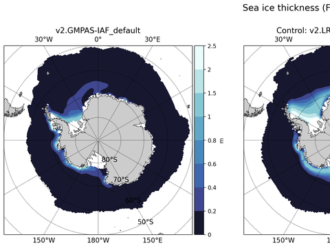 Antarctic Extended Southern-Hemisphere Sea-Ice Thickness
