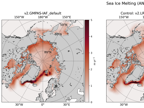 Arctic Extended Northern-Hemisphere Sea Ice Melting