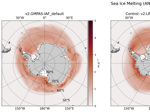 Antarctic Extended Southern-Hemisphere Sea Ice Melting