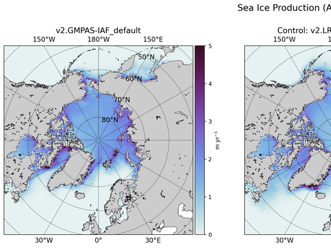 Arctic Extended Northern-Hemisphere Sea Ice Production