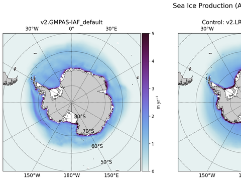 Antarctic Extended Southern-Hemisphere Sea Ice Production