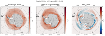 ANN ANN Climatology Map of Southern-Hemisphere Sea Ice Melting