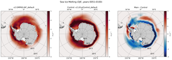 DJF DJF Climatology Map of Southern-Hemisphere Sea Ice Melting