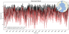 Transport through the Denmark Strait Transect