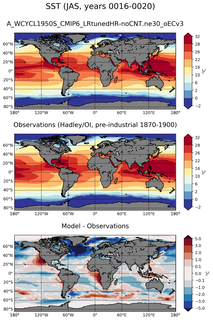 JAS Mean Sea Surface Temperature