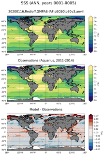 ANN Mean Sea Surface Salinity