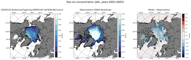 JAS Climatology Map of Northern-Hemisphere Sea-Ice Concentration