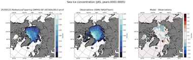 JAS Climatology Map of Northern-Hemisphere Sea-Ice Concentration