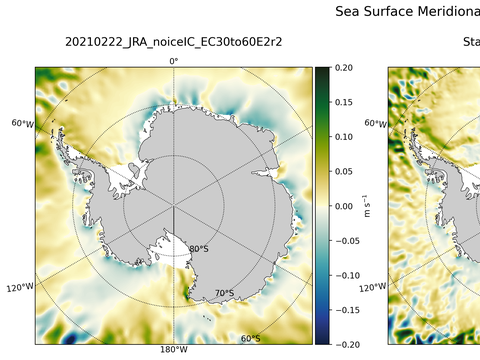 Antarctic Meridional Velocity