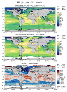 JAS Mean Sea Surface Salinity