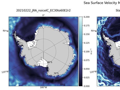 Antarctic Velocity Magnitude