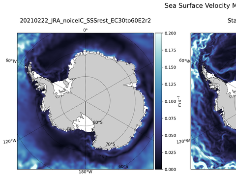 Antarctic Velocity Magnitude