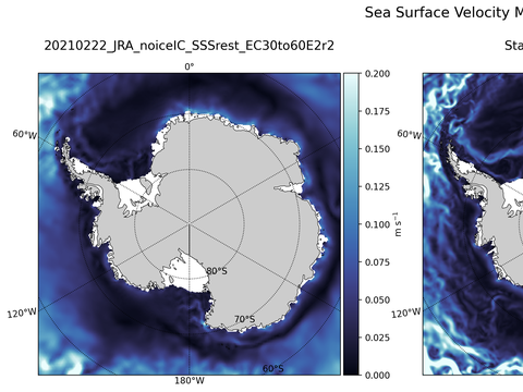 Antarctic Velocity Magnitude