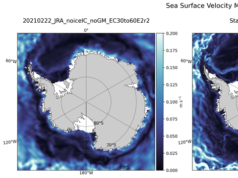 Antarctic Velocity Magnitude
