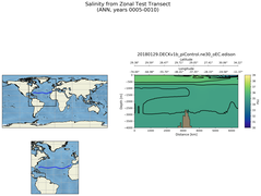 ANN Salinity from Zonal Test Transect