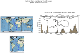 ANN Salinity from Meridional Test Transect
