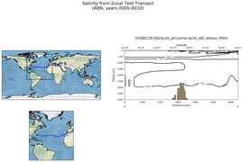 ANN Salinity from Zonal Test Transect