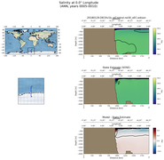 ANN Salinity at 0.0$\degree$ Longitude ANN
