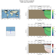 ANN Salinity at 120.0$\degree$ Longitude ANN