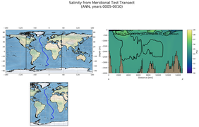 ANN Salinity from Meridional Test Transect