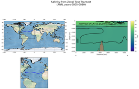 ANN Salinity from Zonal Test Transect