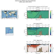 ANN Salinity from WOCE A12 Prime Meridian ANN
