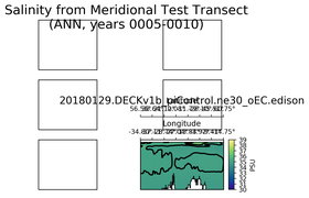 ANN Salinity from Meridional Test Transect