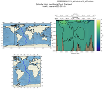 ANN Salinity from Meridional Test Transect