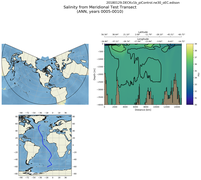 ANN Salinity from Meridional Test Transect