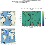 ANN Salinity from Meridional Test Transect