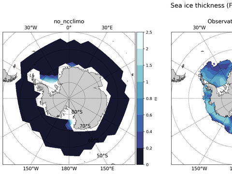 Antarctic Extended Southern-Hemisphere Sea-Ice Thickness