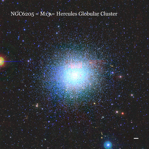 NGC6205 = M13 = Hercules Globular Cluster