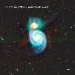 NGC5194 = M51 = Whirlpool Galaxy