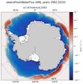 AMJ seaIceFreshWaterFlux