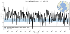 Transport through the Bering Strait Transect