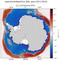 JAS seaIceFreshWaterFlux