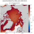 AMJ seaIceFreshWaterFlux