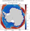 JAS seaIceFreshWaterFlux